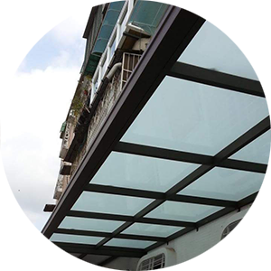 採光罩遮雨棚施工